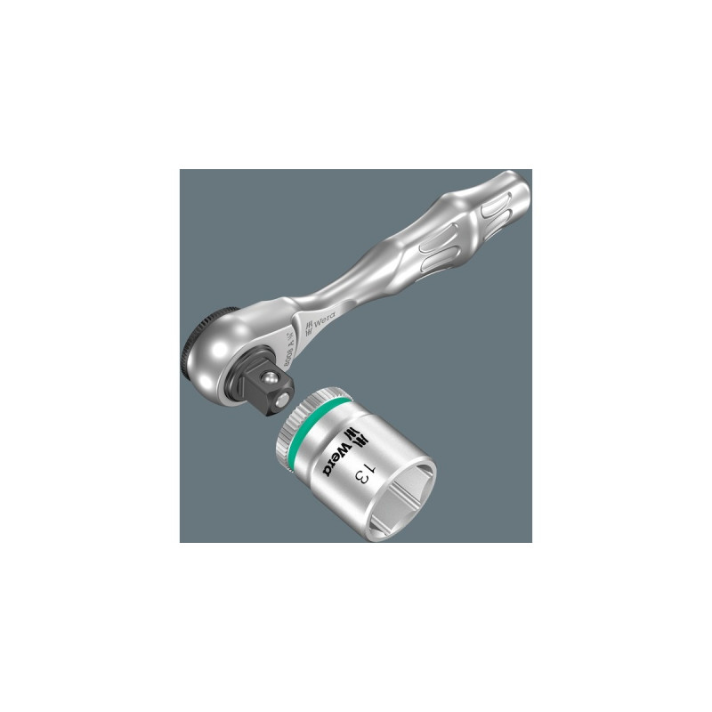 Wera 8008 A Zyklop Mini 3 Knarre, 1/4