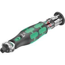 Wera 8009 Zyklop Pocket Set Imperial 1, Bit-Satz(schwarz/grün, Umschaltknarre für 3/8", 1/4")