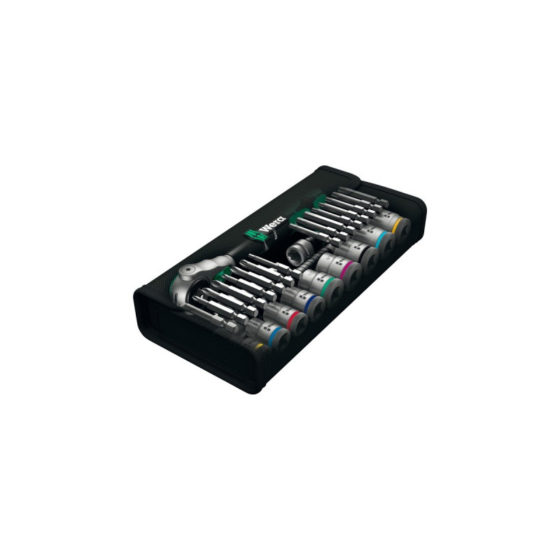 Wera 8100 SB 9 Zyklop Speed-Knarrensatz, zöllig, 3/8