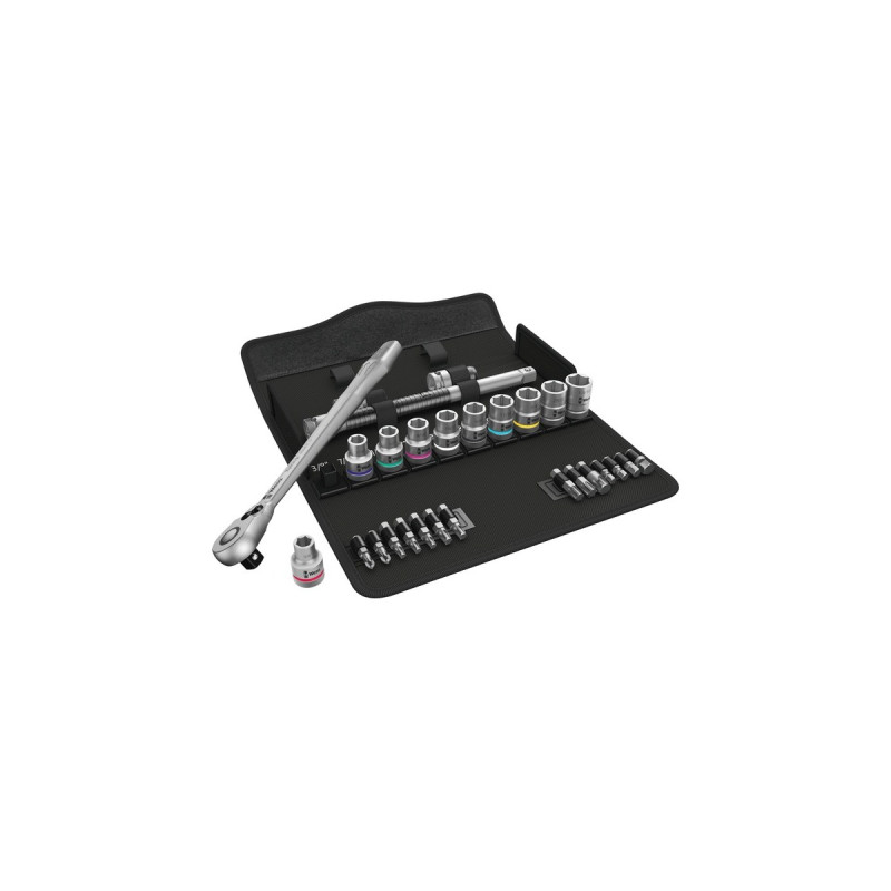 Wera 8100 SC 11 Zyklop Metal-Knarrensatz, zöllig, 1/2