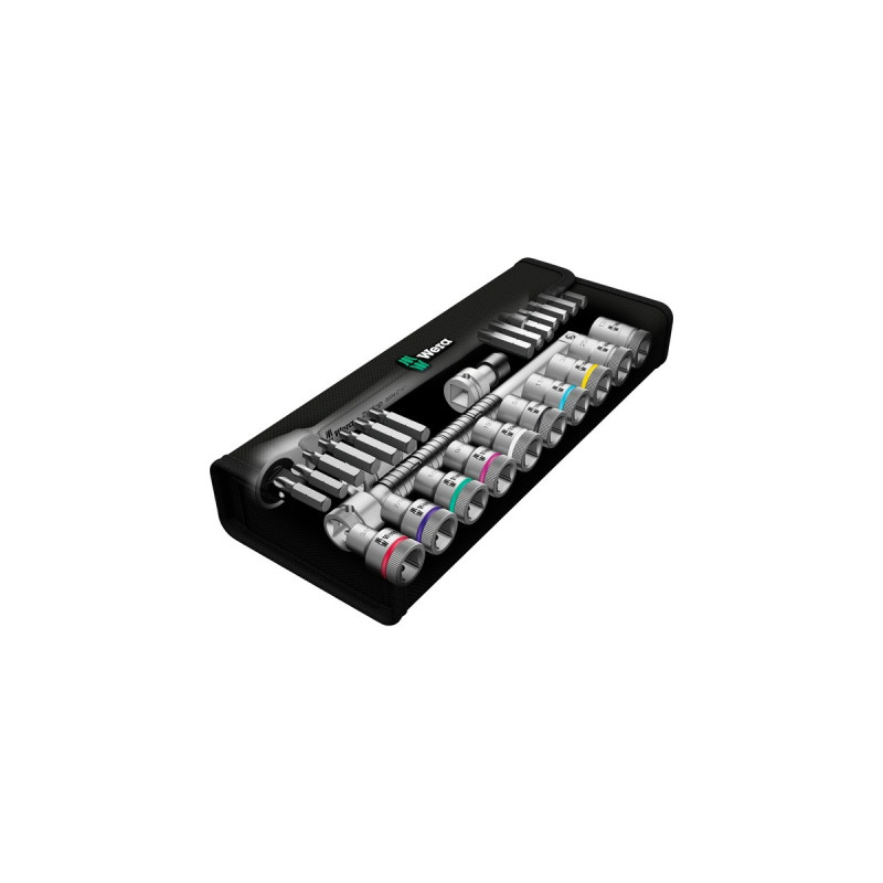 Wera 8100 SC 11 Zyklop Metal-Knarrensatz, zöllig, 1/2