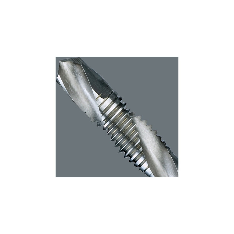 Wera 847/7 Kombigewindebohrer-Bit-Satz, Gewinde-Reparatur(schwarz/grün, 7-teilig)