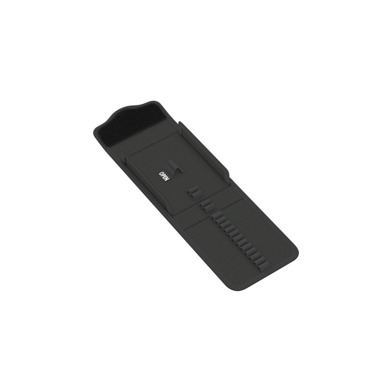 Wera 9470 Textile Box für Kraftform Kompakt 400 RA, leer, Werkzeugbox(schwarz, für Steckschlüssel- und Bit-Satz 17-teilig)