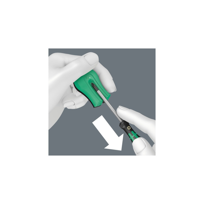 Wera 9500 Magnetisiergerät SB(grün, für Schraubendreher)