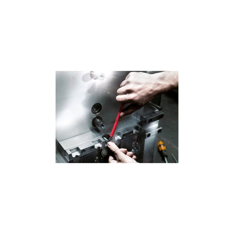 Wera 950/9 Hex-Plus Multicolour 1 Winkelschlüsselsatz, 7-teilig, Schraubendreher(mit Halteclip, BlackLaser-Oberfläche)