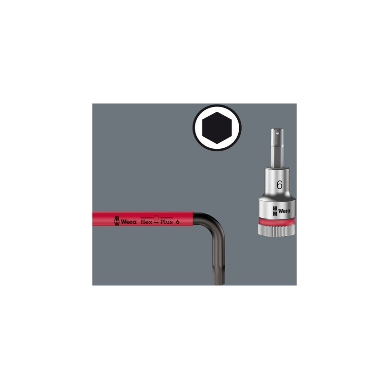 Wera 950/9 Hex-Plus Multicolour Imperial 2 Winkelschlüssel-Satz, Schraubendreher(schwarz, 9-teilig, zöllig, mit Halteclip)