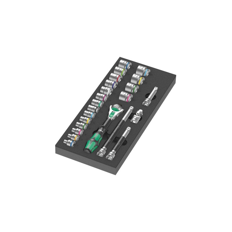 Wera 9721 Schaumstoffeinlage 8000 B Zyklop Knarre 3/8