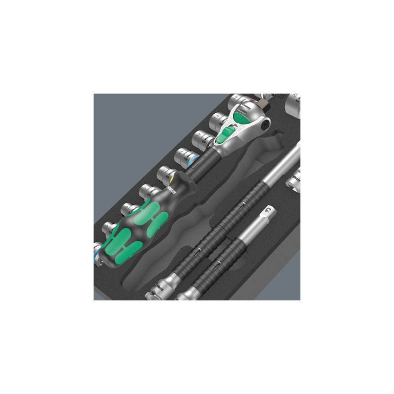 Wera 9721 Schaumstoffeinlage 8000 B Zyklop Knarre 3/8