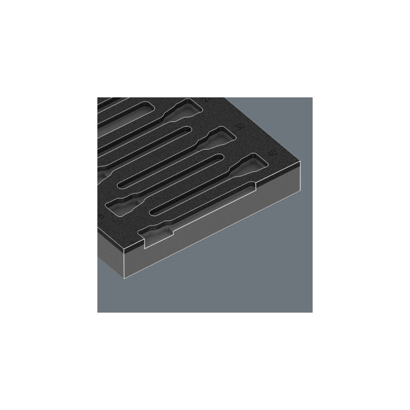 Wera 9723 Schaumstoffeinlage Zyklop B 3/8