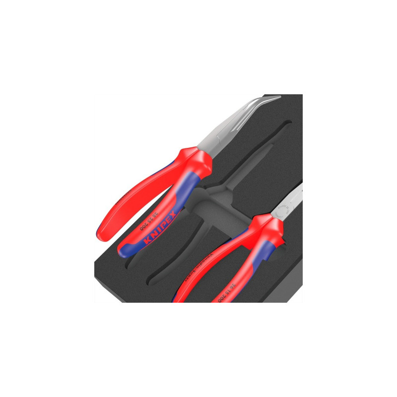 Wera 9781 Schaumstoffeinlage KNIPEX Zangen Set 2, 3‑teilig, Zangen-Set(schwarz/grau, in Schaumstoffeinlage für Werkstattwagen)