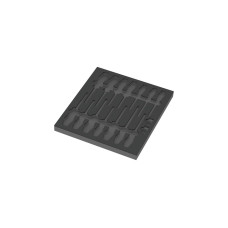 Wera 9811 Schaumstoffeinlage für VDE Schraubendreher Set 1, leer(schwarz/grau, für Tool Rebel Werkstattwagen)