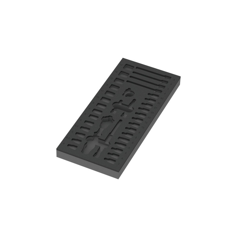 Wera 9820 Schaumstoffeinlage für 8000 A Zyklop Knarre 1/4