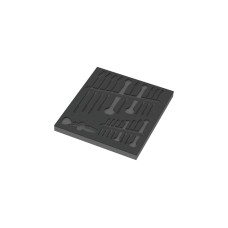 Wera 9831 Schaumstoffeinlage für 6003 Joker Set 1, leer(schwarz/grau, für Tool Rebel Werkstattwagen)