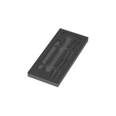 Wera 9882 Schaumstoffeinlage für Hammer Set 1, leer(schwarz/grau, für Tool Rebel Werkstattwagen)