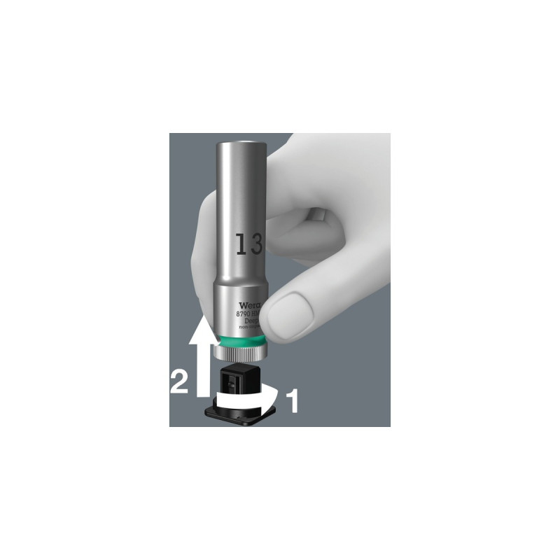 Wera Belt A Deep 1 Steckschlüsseleinsatz-Satz, 1/4