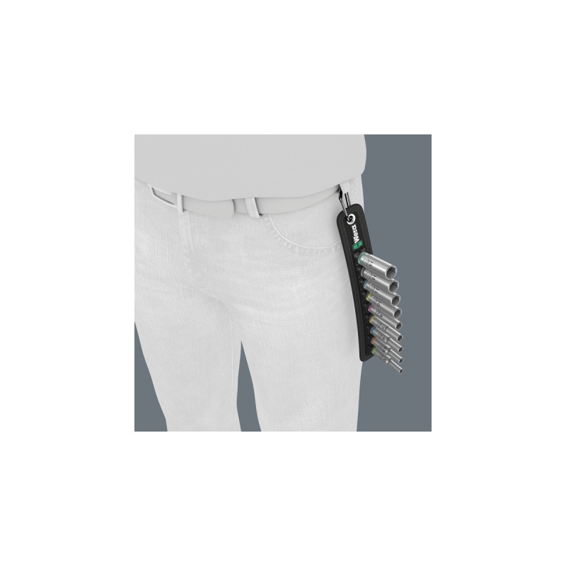 Wera Belt A Deep 1 Steckschlüsseleinsatz-Satz, 1/4