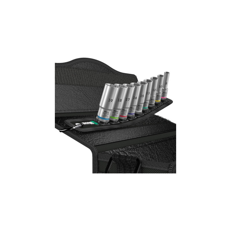 Wera Belt B Deep 1 Steckschlüsseleinsatz-Satz, 3/8