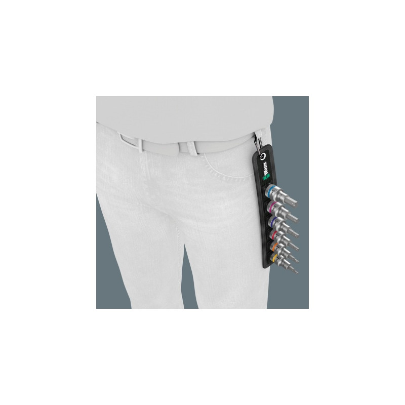 Wera Belt C 2 Zyklop Steckschlüsseleinsatz-Satz, 1/2