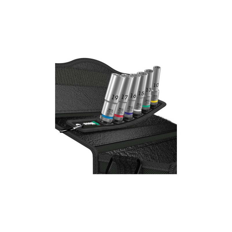 Wera Belt C Deep 1 Steckschlüsseleinsatz-Satz, 1/2