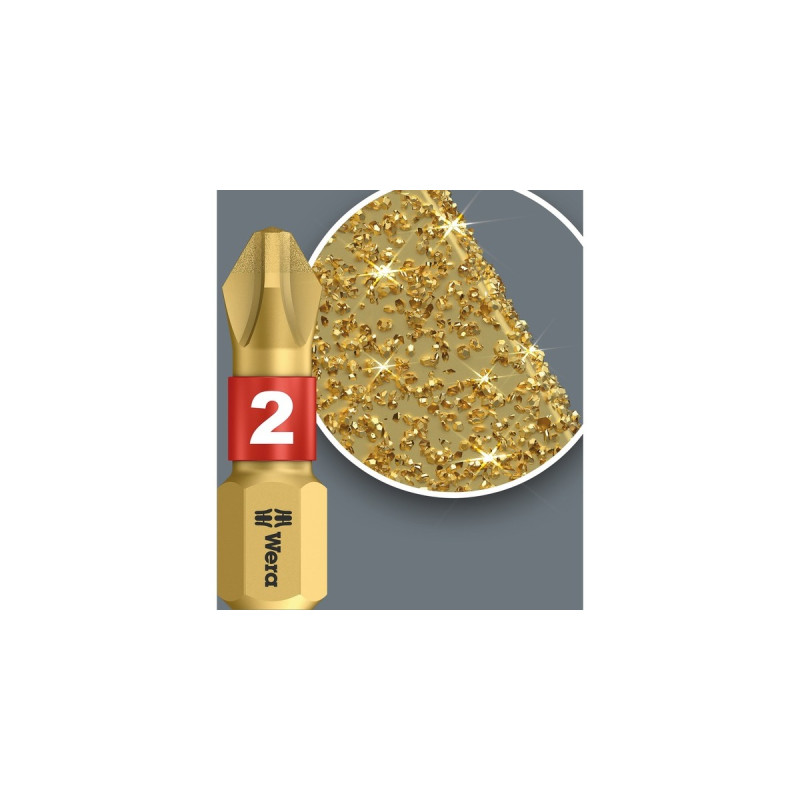 Wera Bit-Satz Bit-Check 30 Diamond 1(diamantbeschichtet, mit Kunststoffhalter)