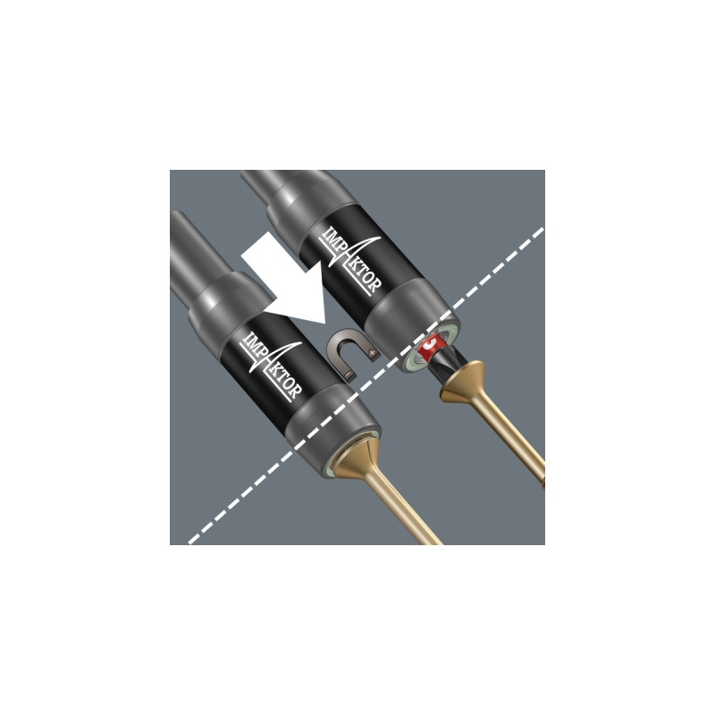 Wera Bit-Satz Bit-Check 30 Impaktor 1, 1/4