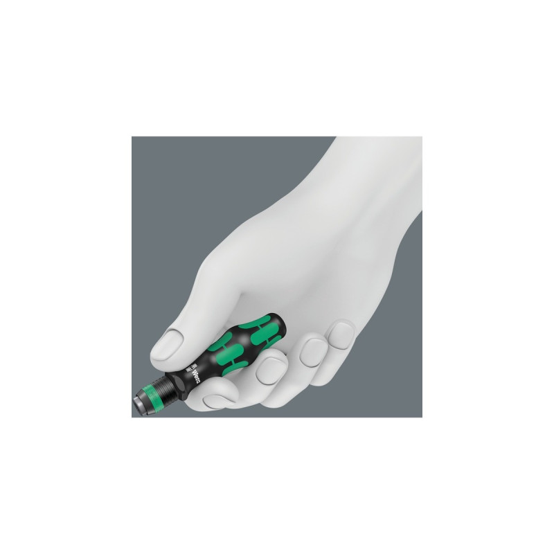 Wera Bit-Satz Kraftform Kompakt 10, inkl. Steckgriff(schwarz/grün, 10-teilig, 1/4