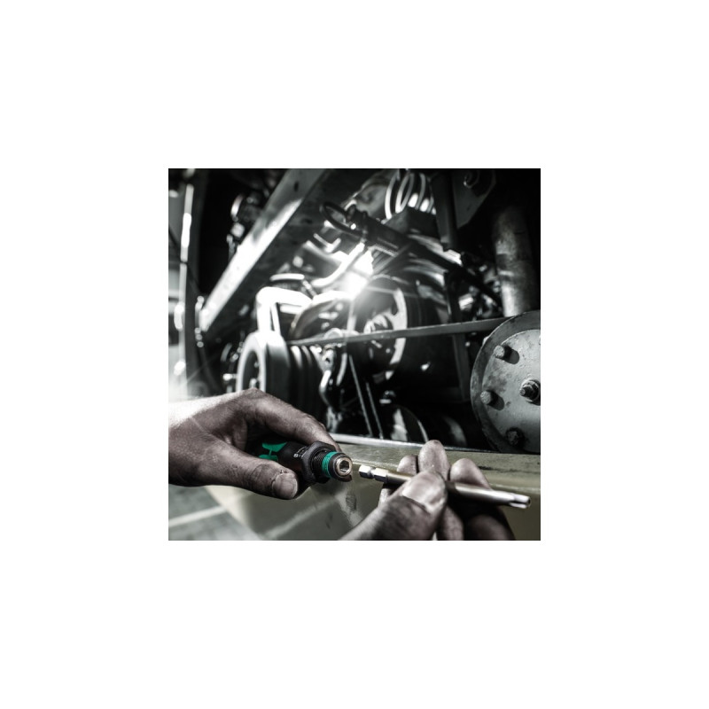 Wera Bit-Set Kraftform Kompakt 20 mit Tasche, Bit-Satz(schwarz/grün, inkl. Steckgriff und Verlängerung, 1/4