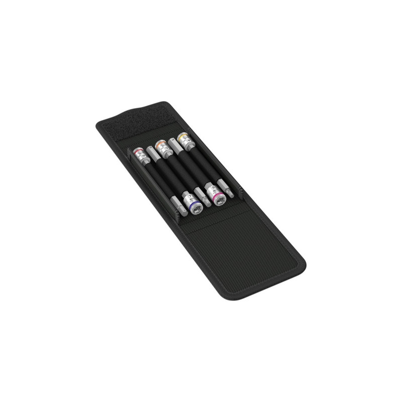 Wera Bitnuss-Satz 8740 A HF 1 Zyklop, 5-teilig, Steckschlüssel(schwarz/silber, 1/4