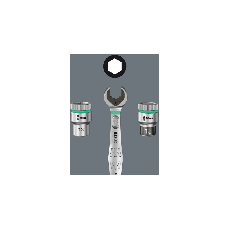 Wera Doppelmaulschlüssel Joker 17x19, Schraubenschlüssel(mit Haltefunktion)
