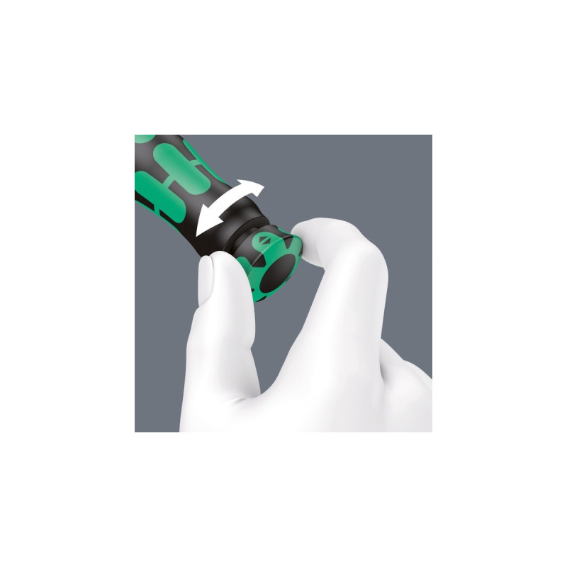 Wera Drehmomentschlüssel Bicycle Set Torque 1, 16-teilig(schwarz/grün, Click-Torque A 5 mit Umschaltknarre)