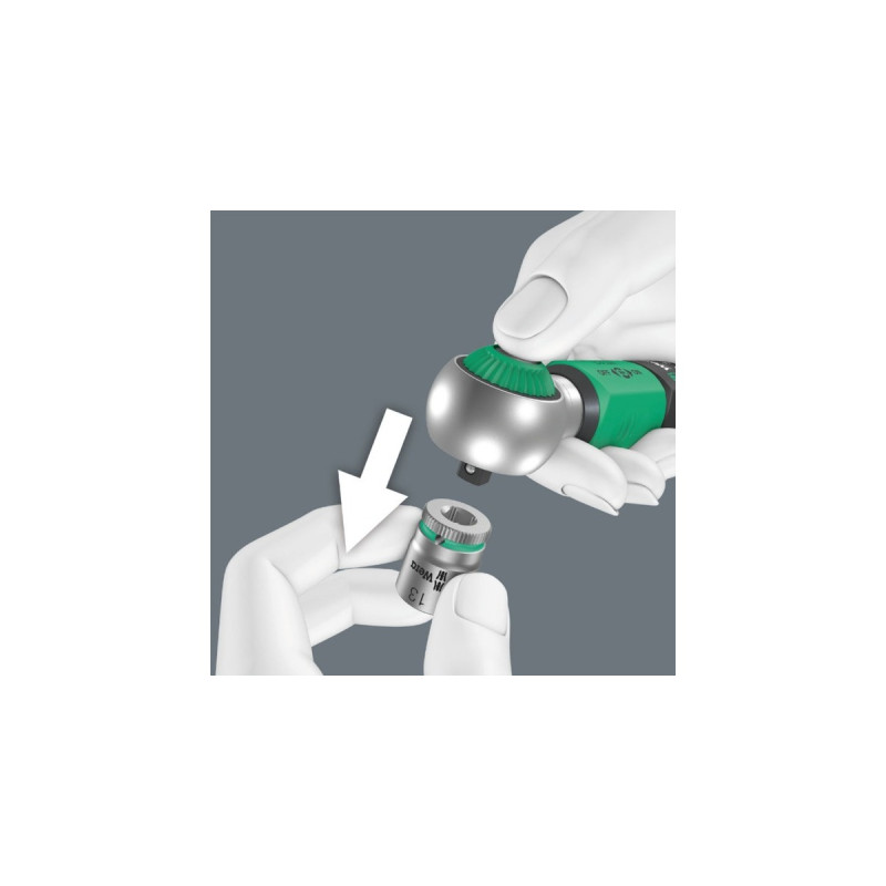 Wera Drehmomentschlüssel Safe-Torque A 1(schwarz/grün, 1/4