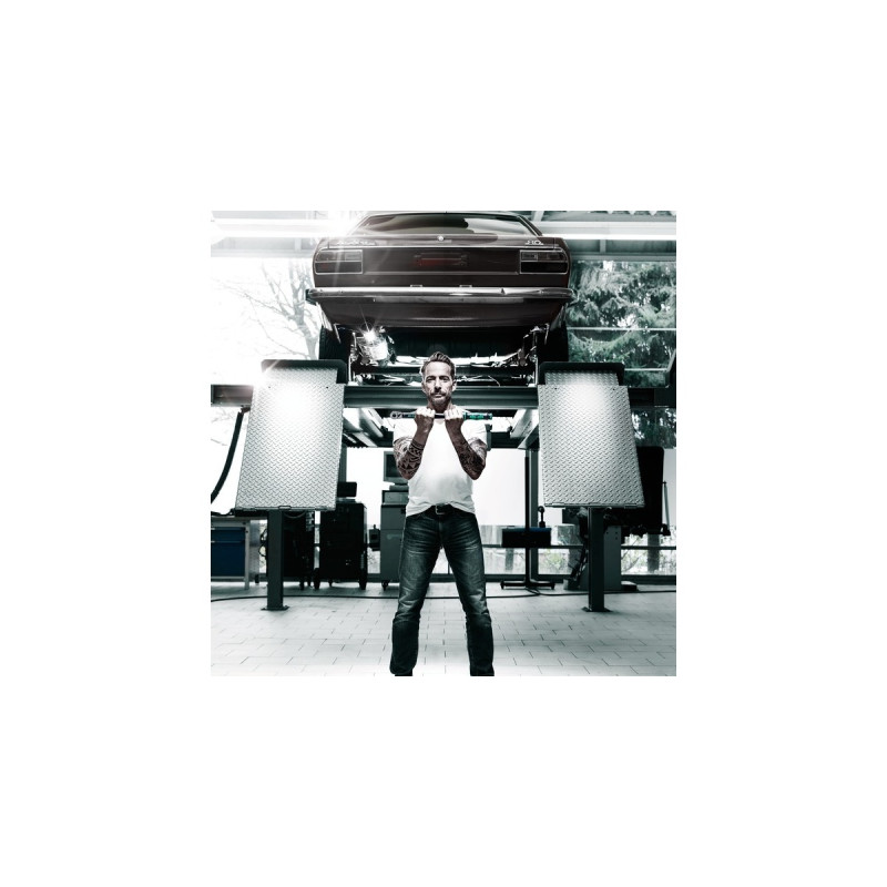 Wera Drehmomentschlüssel mit Umschaltknarre Click-Torque C 3(schwarz/grün, Abtrieb 1/2