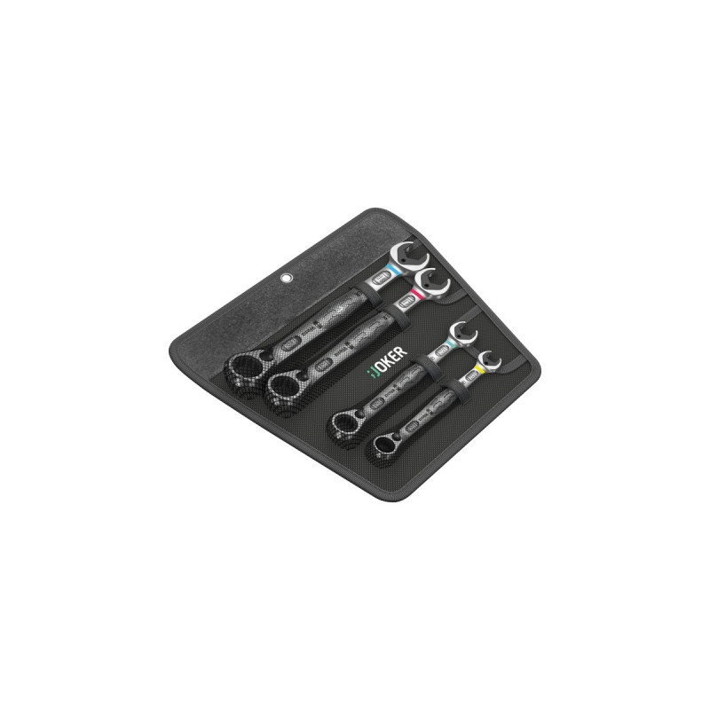 Wera Joker Switch Maul-Ringratschen-Schlüssel Set, Schraubenschlüssel(4-teilig, umschaltbar, mit Haltefunktion)