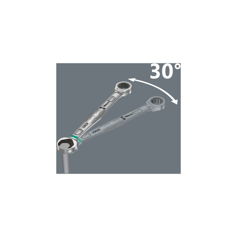 Wera Joker Switch Maul-Ringratschen-Schlüssel Set, Schraubenschlüssel(4-teilig, umschaltbar, mit Haltefunktion)