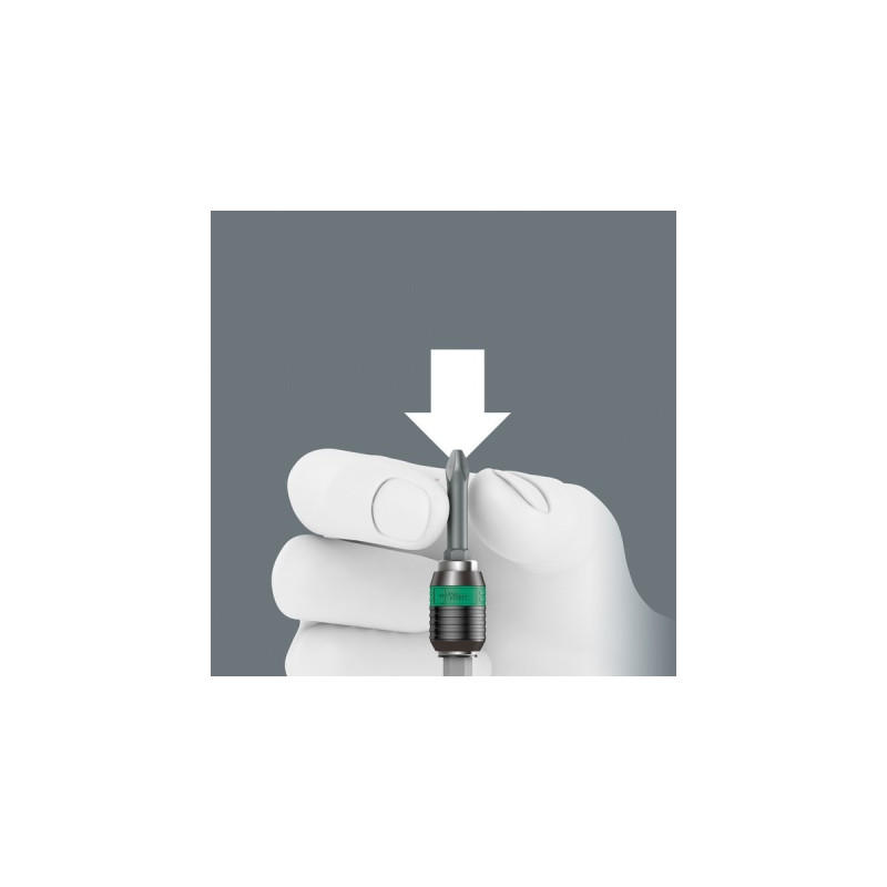 Wera Kraftform Kompakt 20 Tool Finder 1, 7-teilig, Bit-Satz(integriertes Magazin)