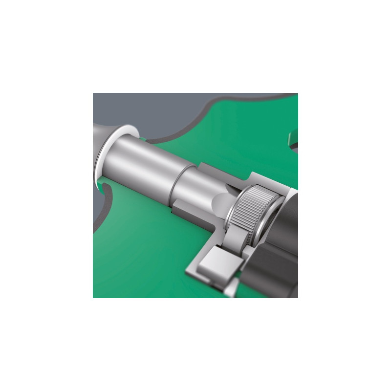 Wera Kraftform Kompakt 400 RA Imperial Set 2, mit Ratschenfunktion, Steckschlüssel(schwarz/grün, 1/4