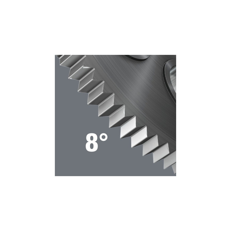 Wera Kraftform Kompakt 60 RA, Bit-Satz 1/4