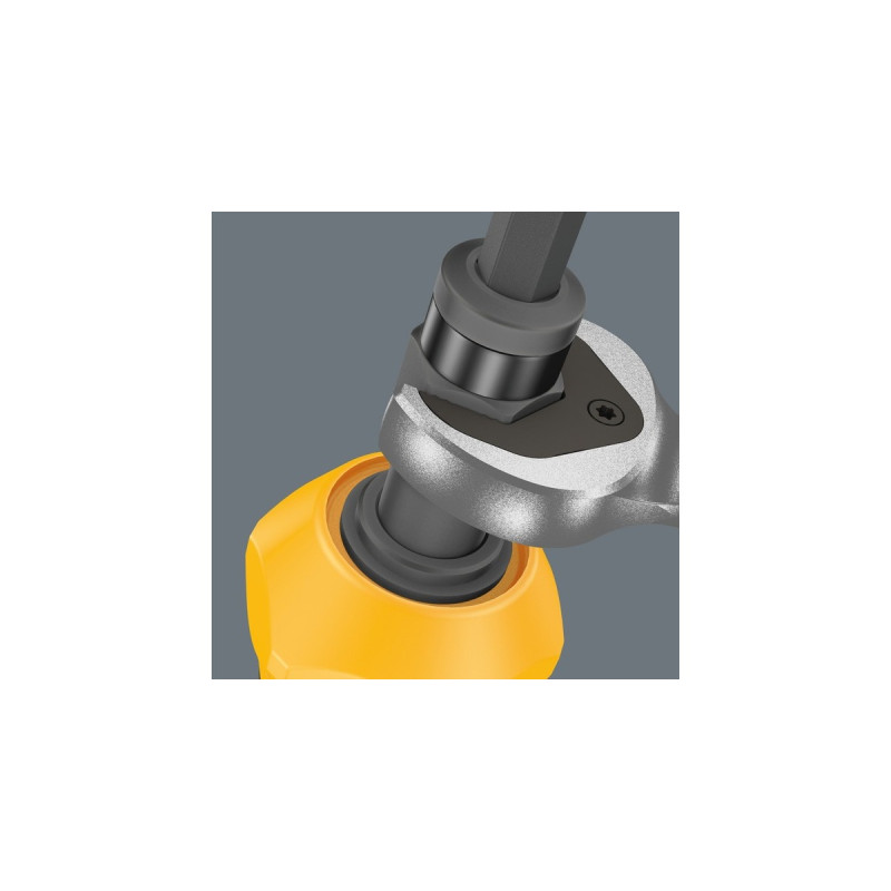 Wera Kraftform Kompakt 900 Set 1, mit Schlagschraubendreher, Bit-Satz(schwarz/gelb, 1/4