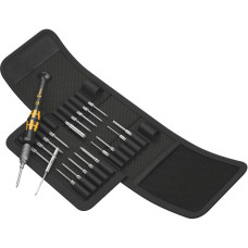 Wera Kraftform Kompakt Micro 21 ESD 1, Bit-Satz(inkl. Micro Steckgriff, mit Falttasche)