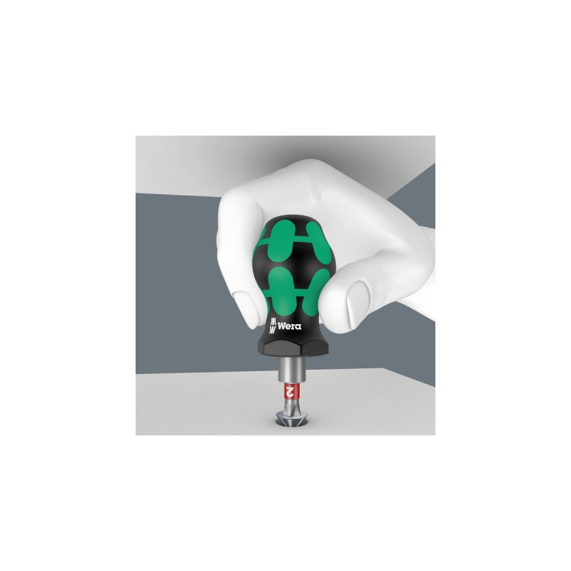 Wera Kraftform Kompakt Stubby 1, 19-teilig, Bit-Satz(schwarz/grün)