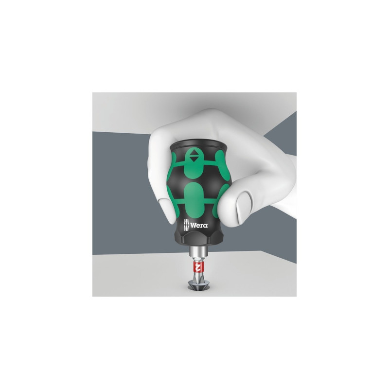 Wera Kraftform Kompakt Stubby Magazin 1 Bit-Satz(schwarz/grün, 7-teilig)