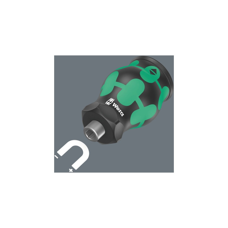 Wera Kraftform Kompakt Stubby Magazin 1 Bit-Satz(schwarz/grün, 7-teilig)