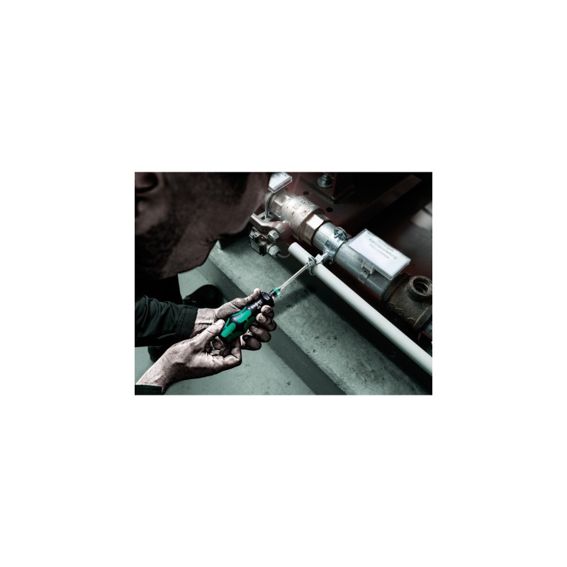 Wera Kraftform Kompakt Turbo Imperial 1, Steckschlüssel(schwarz/grün)