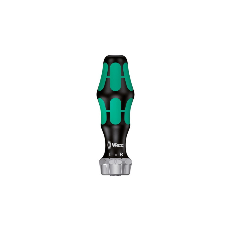 Wera Kraftform Kompakt Vario RA SB, Bit-Satz, 7-teilig(schwarz/grün, inkl. Steckgriff mit Ratschenfunktion)