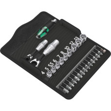 Wera Kraftform Kompakt Zyklop Mini 2 Satz, Werkzeug-Set(incl. 2 Zyklop Mini Bit-Knarren, 1/4")