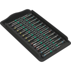Wera Kraftform Micro Big Pack 1 Elektroniker-Schraubendrehersatz(schwarz/grün, 25-teilig)