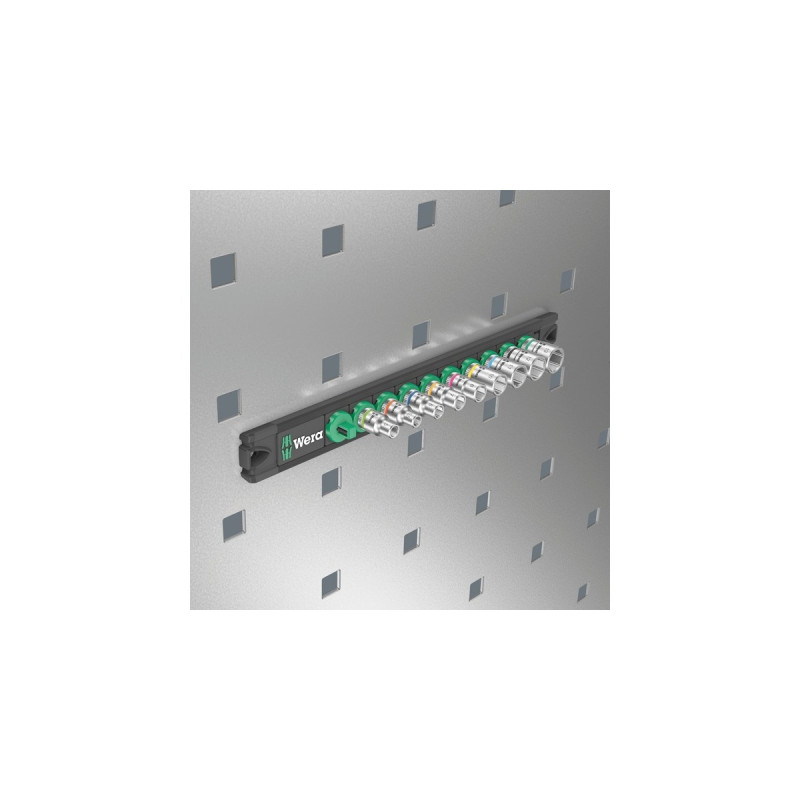 Wera Nuss-Magnetleiste A 4 Zyklop Steckschlüsseleinsatz-Satz 1/4