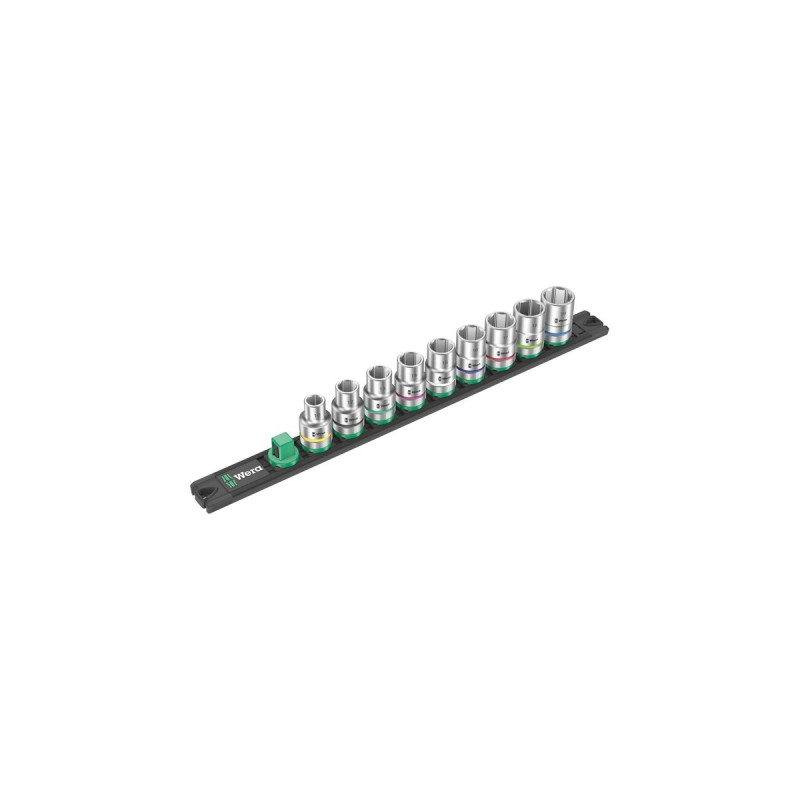 Wera Nuss-Magnetleiste C 4 Zyklop Steckschlüsseleinsatz-Satz 1/2