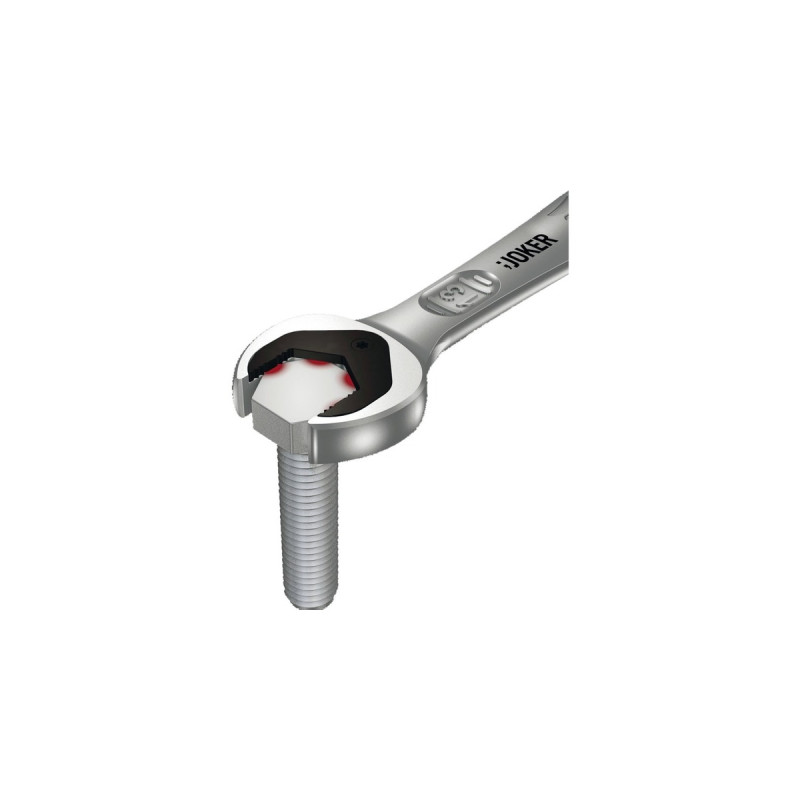 Wera Ringratschen-Maulschlüssel-Satz Joker, Schraubenschlüssel(mit Haltefunktion)