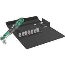 Wera Safe-Torque A1 Set 1, 10‑teilig, Drehmomentschlüssel(schwarz/grün, 1/4" Vierkant, 2-12 Nm)